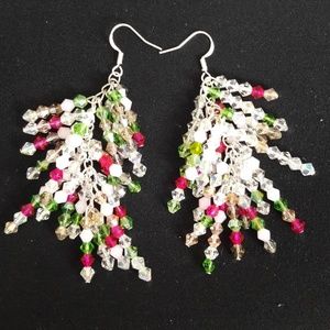 Strawberry Field Cascade Earrings